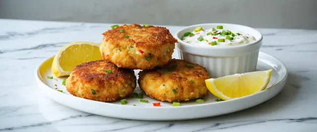 Cajun Spicy Catfish Cakes with Remoulade