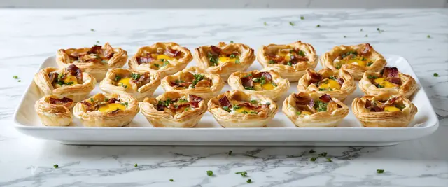 Caramelized Onion and Bacon Tartlets