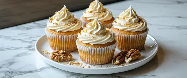 Carrot Cake Protein Cupcakes
