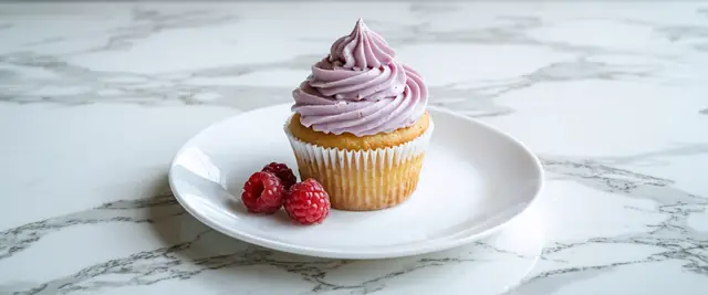 Cashew Flour Vanilla Cupcakes with Berry Frosting