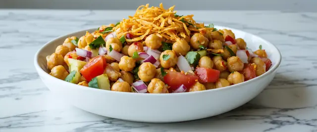 Chana Chaat (Indian Chickpea Salad)