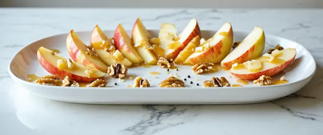 Cheddar and Apple Slices