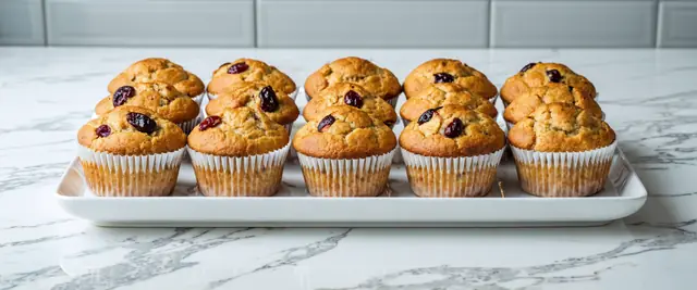 Cherry Almond Quinoa Muffins