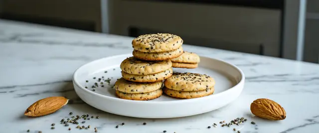 Chia Seed Almond Biscuits