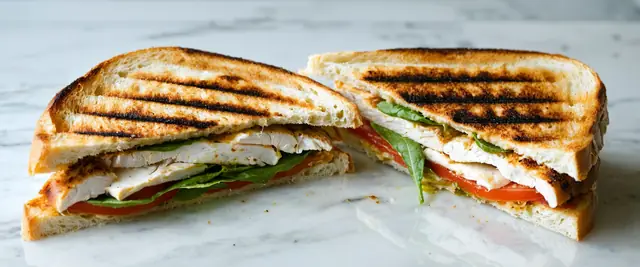 Chicken and Cheese Paninis