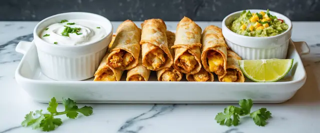Chicken and Cheese Taquitos