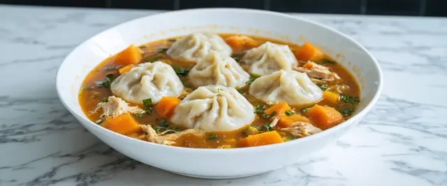 Chicken and Pumpkin Dumplings