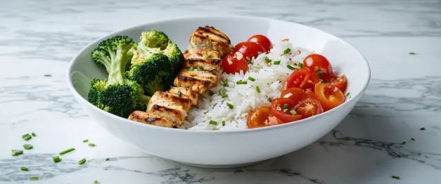 Chicken and Roasted Veggie Bowls