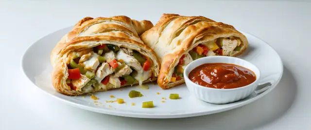 Chicken and Veggie Calzones