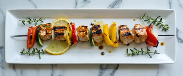Chicken and Veggie Kabobs