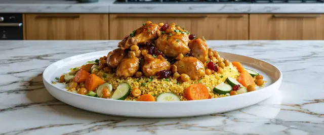 Chicken Couscous (Couscous Bil Djaj)