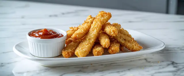 Chicken Fries with Ketchup