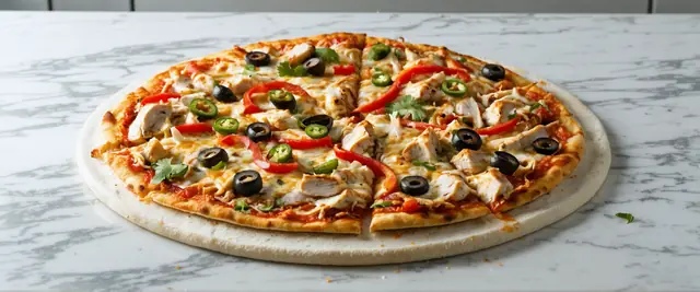 Chicken Quesadilla Pizza