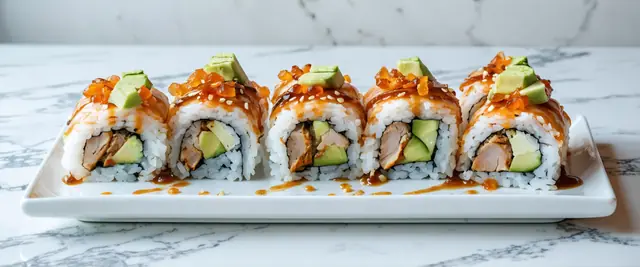 Chicken Sushi Rolls (Cooked)