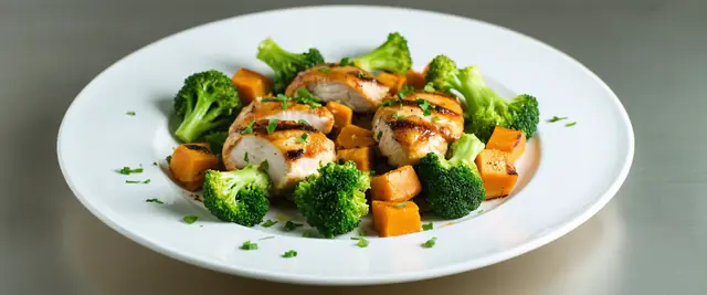Chicken Sweet Potato and Broccoli Bake