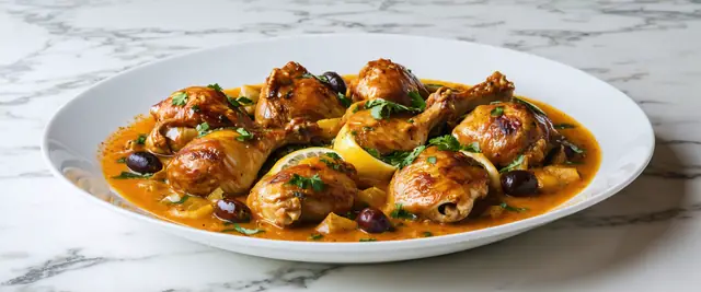 Chicken Tagine with Olives
