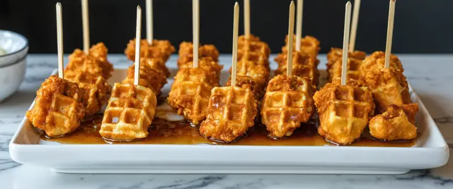 Chicken Waffle Pops