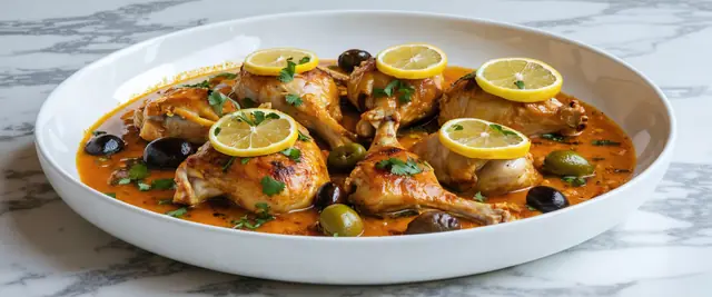 Chicken with Preserved Lemon (Djaj M'chermel)
