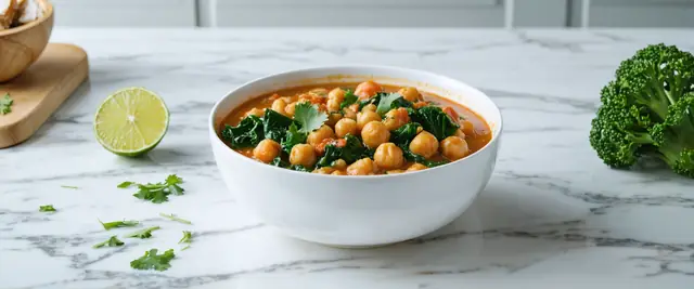 Chickpea and Kale Curry Stew