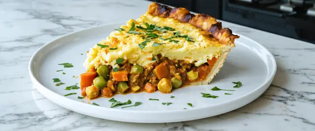 Chickpea and Sweet Potato Coconut Curry Shepherd's Pie
