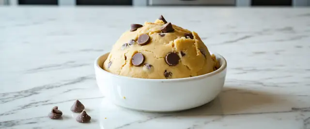 Chickpea Cookie Dough (Eggless, Uncooked)