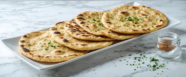 Chickpea Flour Flatbread with Sun-Dried Tomato Pesto