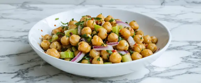 Chickpea Salad with Anchovies