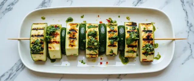 Chimichurri Zucchini Skewers