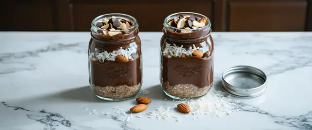 Chocolate Almond Joy Overnight Oats