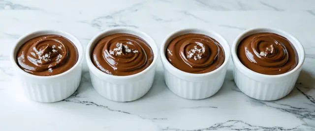 Chocolate Avocado Mousse with Sea Salt
