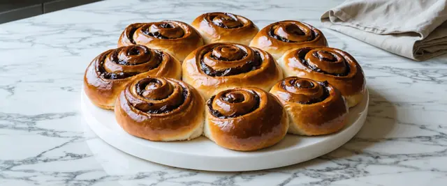 Chocolate Babka Swirl Buns