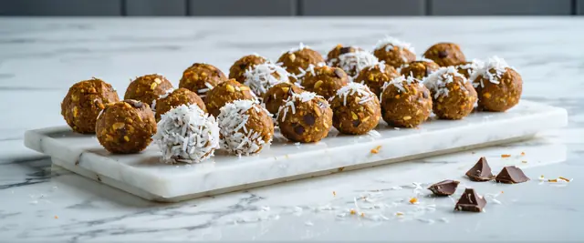 Chocolate Coconut Protein Balls