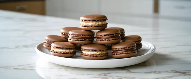 Chocolate Macarons