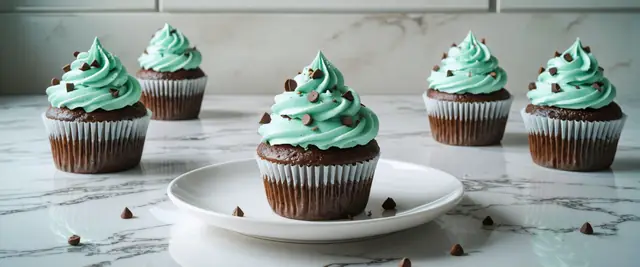 Chocolate Mint Cupcakes