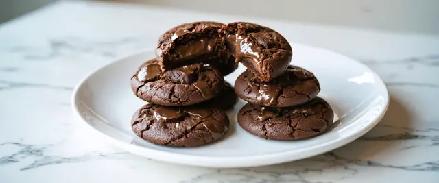 Chocolate Nutella Lava Cookies