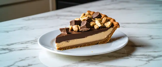 Chocolate Peanut Butter Cup Pie