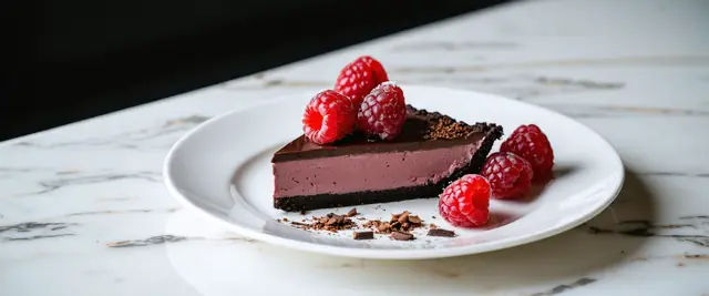 Chocolate Raspberry Chia Seed Pie