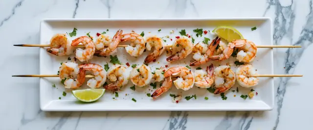 Citrus Grilled Shrimp Skewers with Chili Lime Marinade