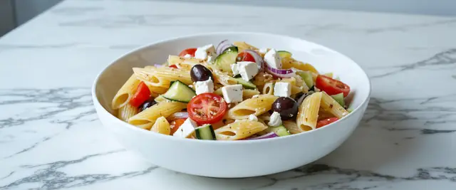 Classic Greek Pasta Salad