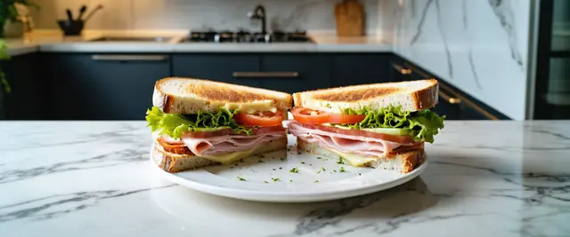 Classic Ham and Cheese Sandwich