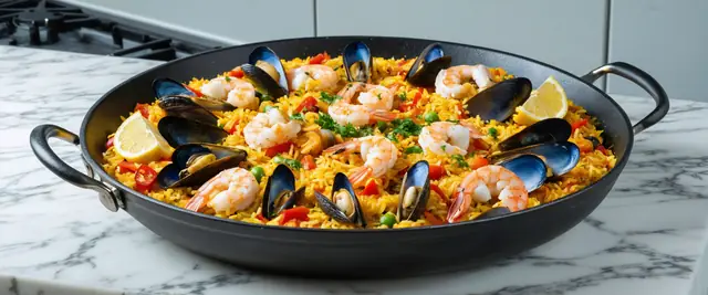 Classic Seafood Paella