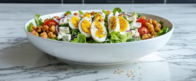 Cobb Salad with Chickpeas