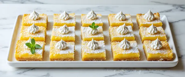 Coconut Flour Lemon Bars With Coconut Whipped Cream