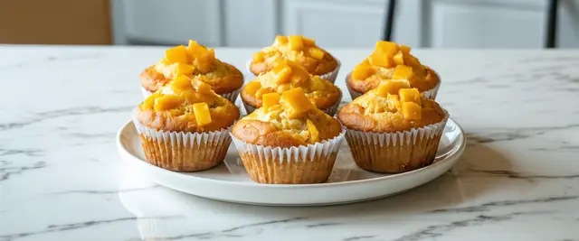 Coconut Flour Mango Muffins