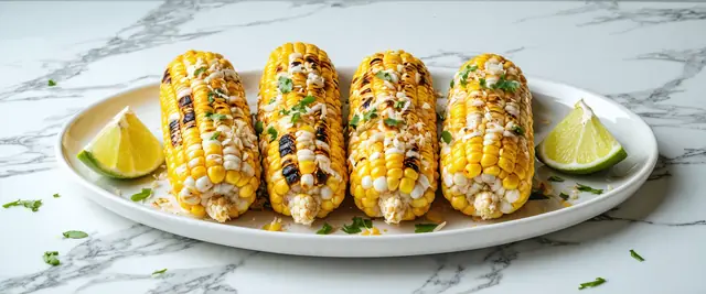 Coconut-Lime Grilled Corn