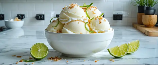 Coconut Lime Sorbet