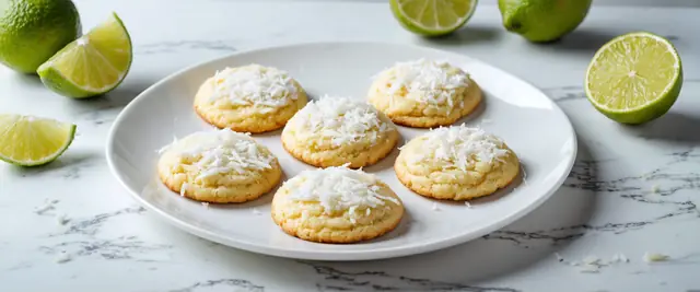 Coconut Lime Sugar Cookies