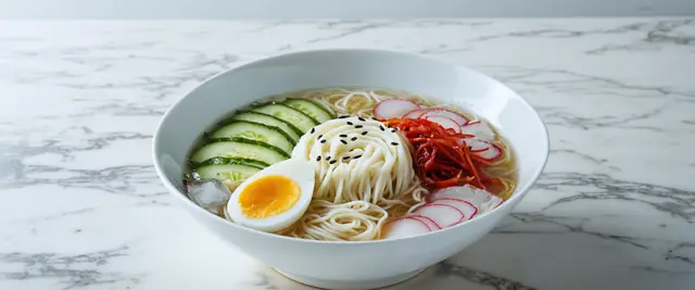 Cold Buckwheat Noodles (Naengmyeon)