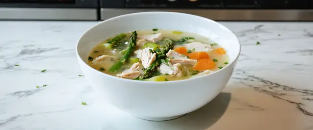 Comforting One-Pot Chicken and Asparagus Soup