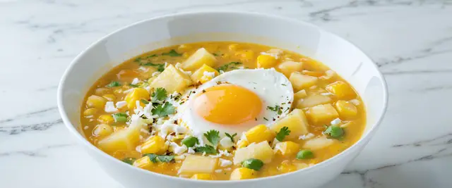 Corn and Cheese Soup (Chupe de Habas)
